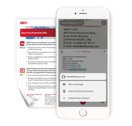 ABBYY представила обновленную версию TextGrabber для смартфонов