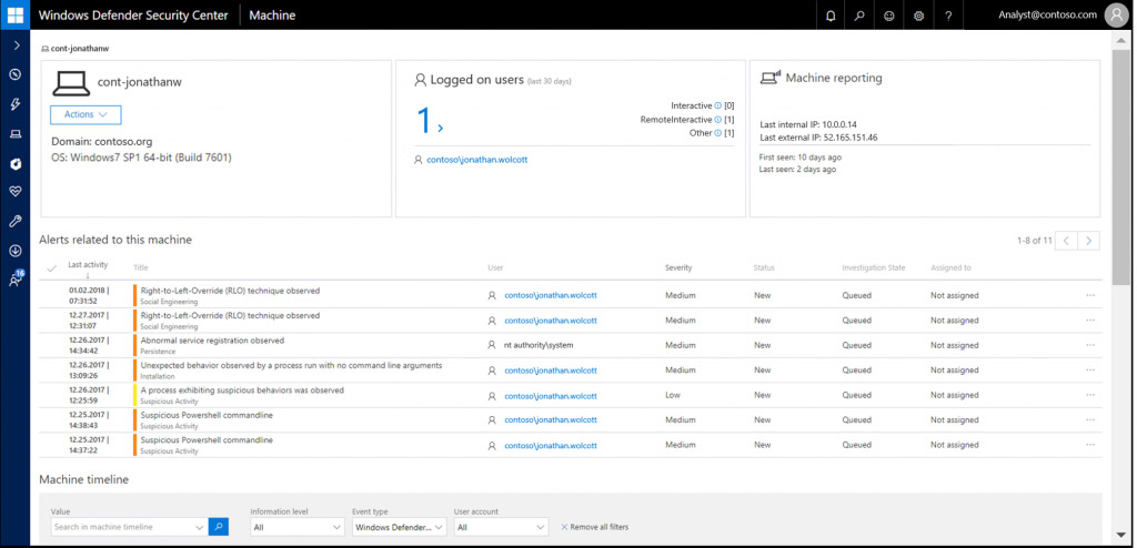 Поддержка Windows Defender ATP для Windows 7 и Windows 8.1