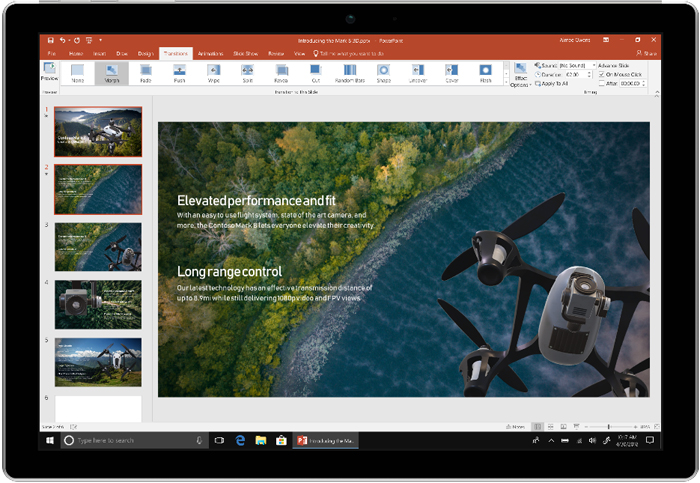 Анимированные презентации в PowerPoint 2019